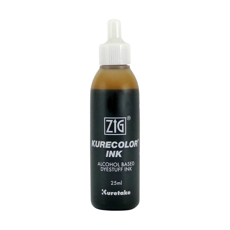 KURETAKE ZIG Kurecolor Refill Ink 25ml, 736 Mustard