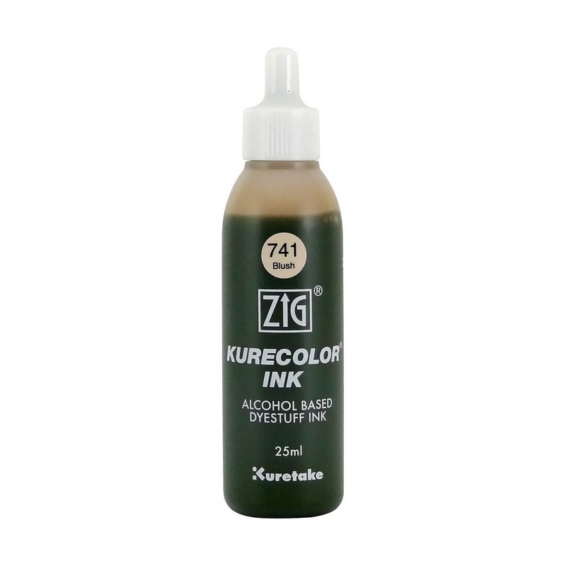 KURETAKE ZIG Kurecolor Refill Ink 25ml, 741 Blush