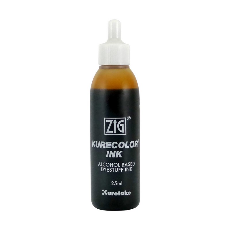 KURETAKE ZIG Kurecolor Refill Ink 25ml, 793 Light Brown