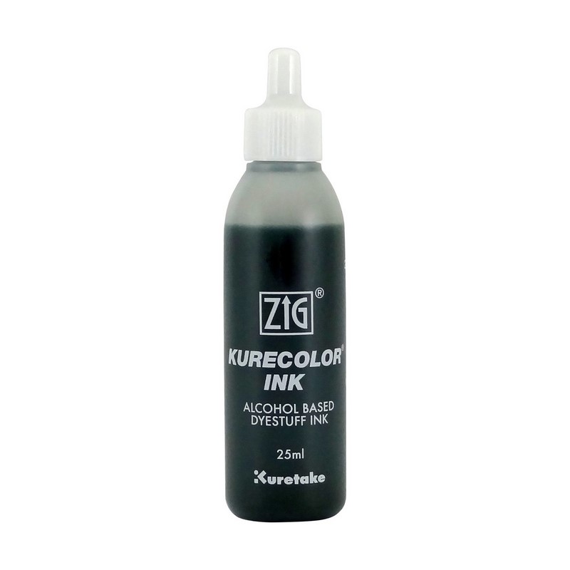 KURETAKE ZIG Kurecolor Refill Ink 25ml, 801 Light Gray