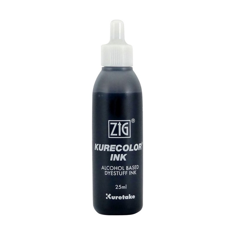 KURETAKE ZIG Kurecolor Refill Ink 25ml, 803 Gray Brown