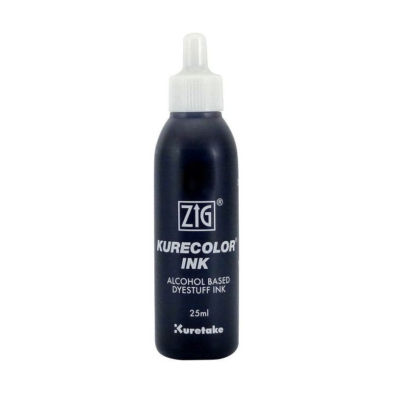 KURETAKE ZIG Kurecolor Refill Ink 25ml, 808 Natural Gray
