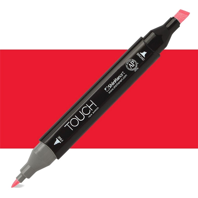 Lihová fixa TOUCH oboustranná Fine & Chisel, R11 Carmine
