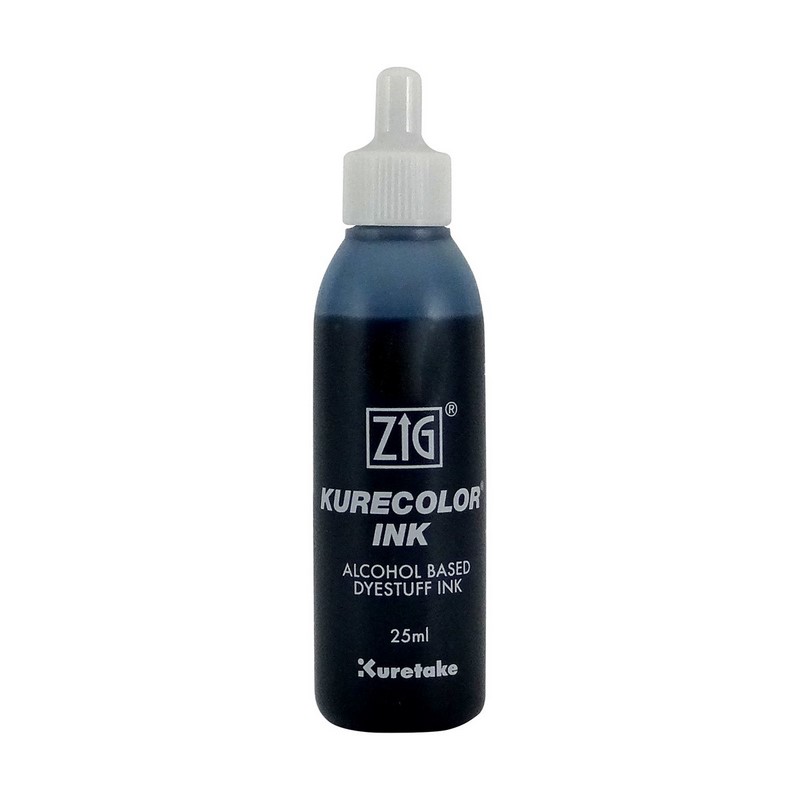 KURETAKE ZIG Kurecolor Refill Ink 25ml, 823 Dawn Gray