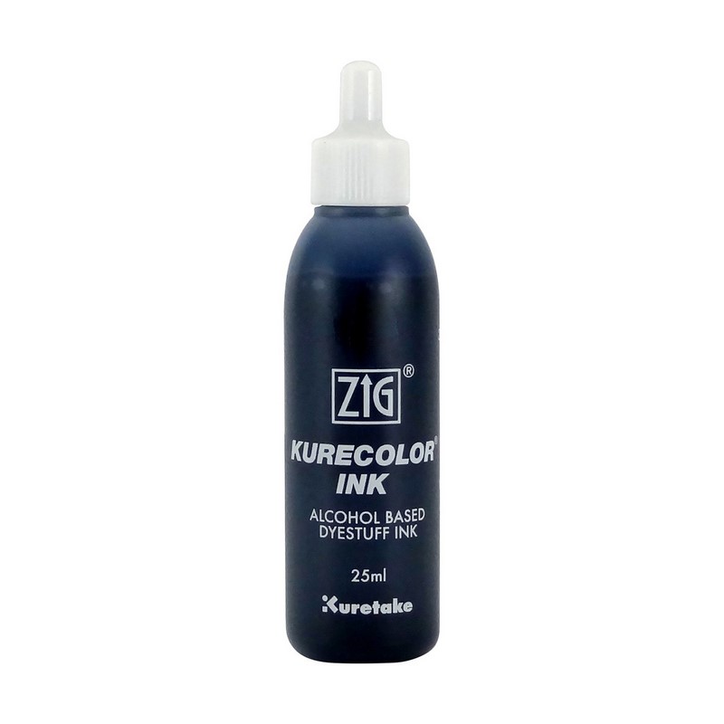KURETAKE ZIG Kurecolor Refill Ink 25ml, 829 Dark Steel Gray