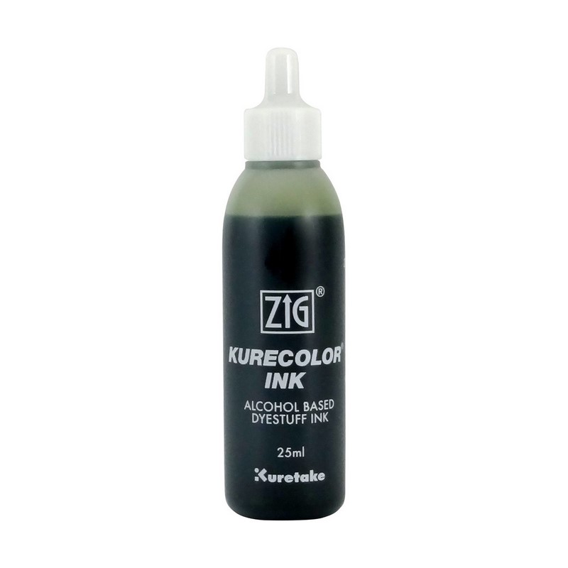 KURETAKE ZIG Kurecolor Refill Ink 25ml, 841 Pale Dawn Gray