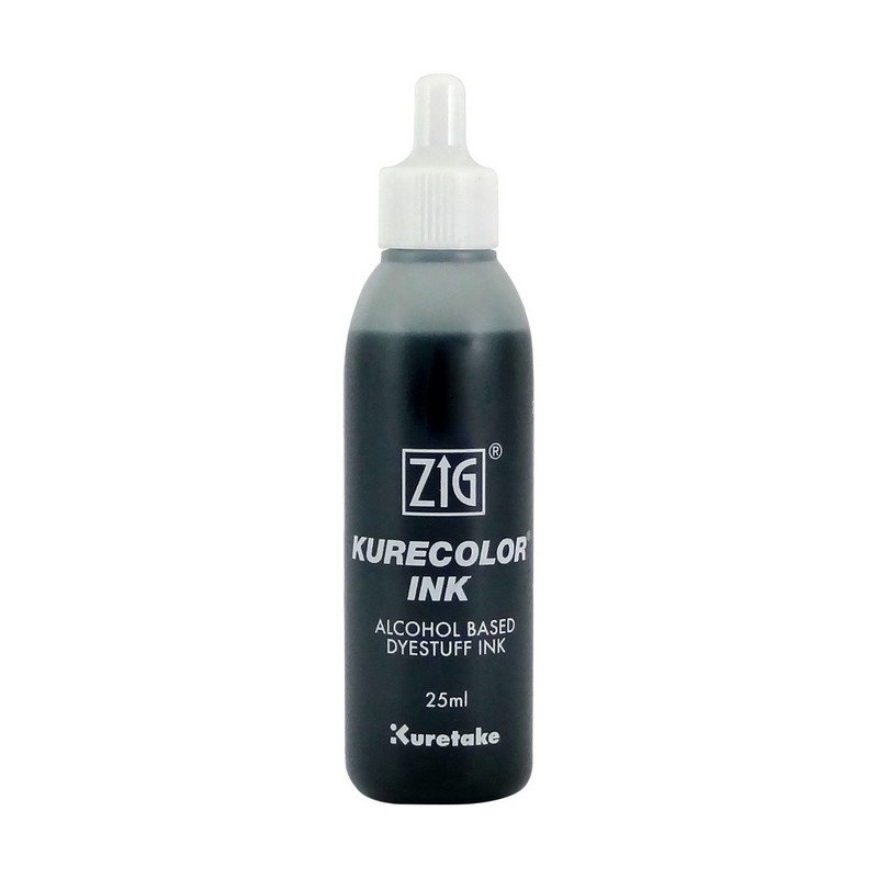 KURETAKE ZIG Kurecolor Refill Ink 25ml, 842 Green Gray 2