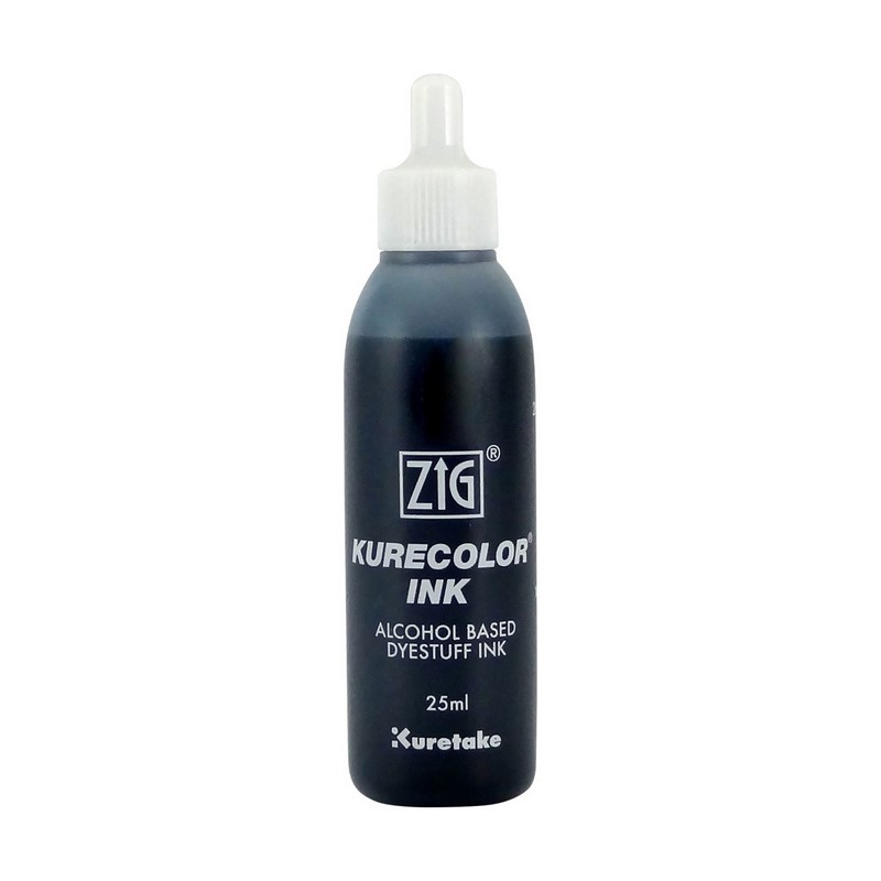 KURETAKE ZIG Kurecolor Refill Ink 25ml, 844 Green Gray 3