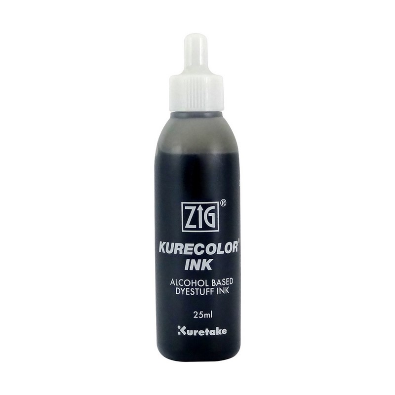 KURETAKE ZIG Kurecolor Refill Ink 25ml, 845 Green Gray