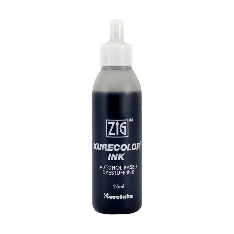 KURETAKE ZIG Kurecolor Refill Ink 25ml, C01 Cool Gray 1