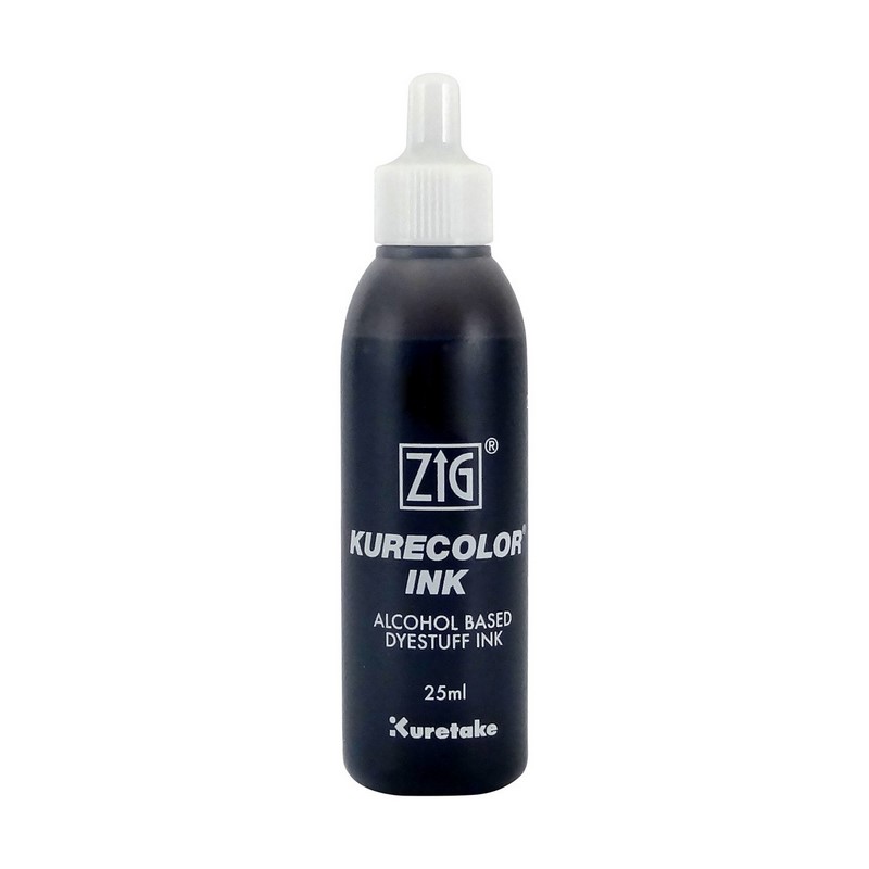 KURETAKE ZIG Kurecolor Refill Ink 25ml, C08 Cool Gray 8