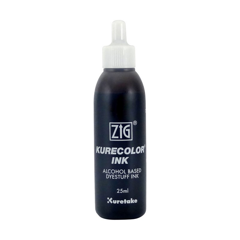 KURETAKE ZIG Kurecolor Refill Ink 25ml, W10 Warm Gray 10