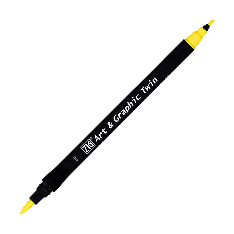 KURETAKE ZIG Art & Graphic Twin, 010 Lemon Yellow