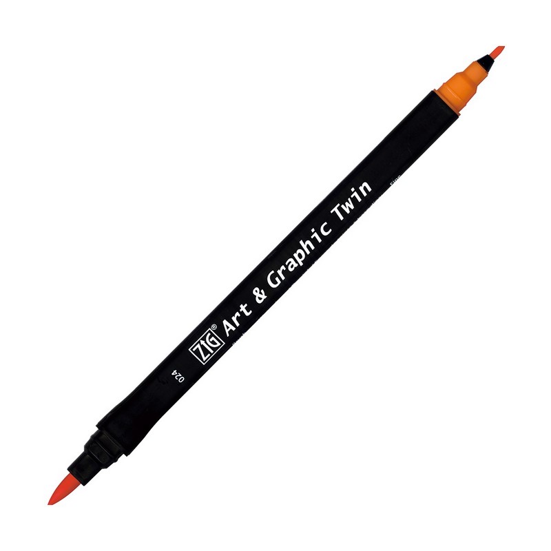 KURETAKE ZIG Art & Graphic Twin, 024 Scarlet Red