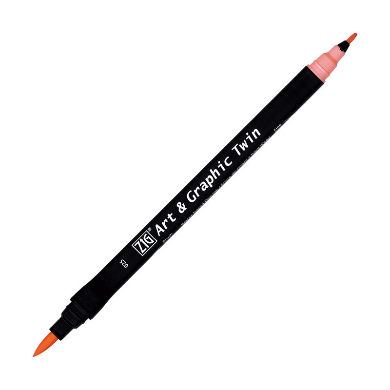 KURETAKE ZIG Art & Graphic Twin, 025 Light Carmine
