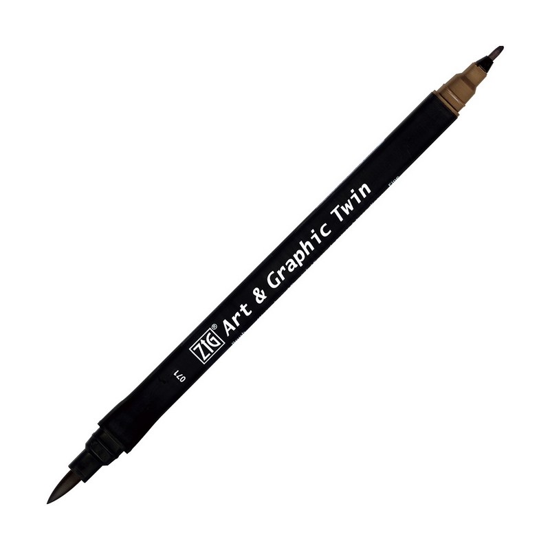 KURETAKE ZIG Art & Graphic Twin, 071 Mid Brown