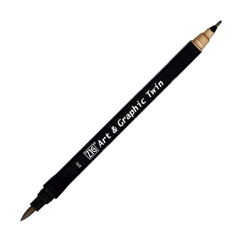 KURETAKE ZIG Art & Graphic Twin, 075 Brick Beige