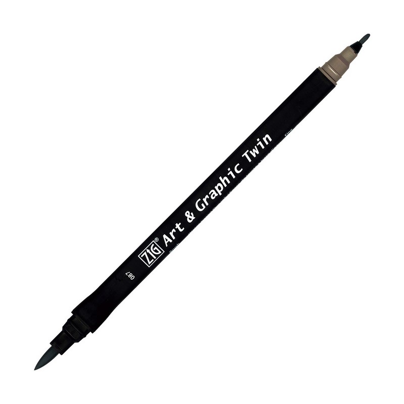 KURETAKE ZIG Art & Graphic Twin, 087 Gray Brown