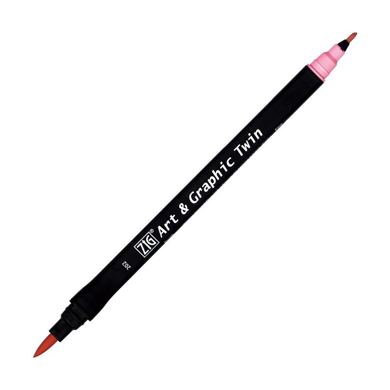 KURETAKE ZIG Art & Graphic Twin, 202 Peach Pink