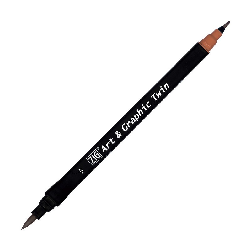 KURETAKE ZIG Art & Graphic Twin, 727 Deep Reddish Brown