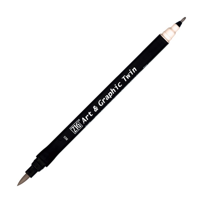 KURETAKE ZIG Art & Graphic Twin, 803 Warm Gray 2