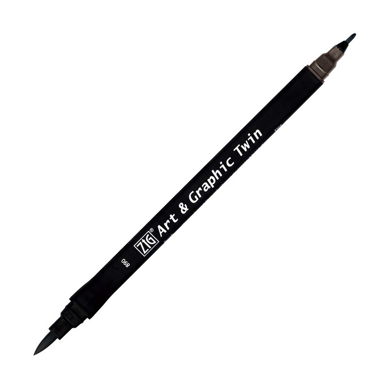 KURETAKE ZIG Art & Graphic Twin, 890 Natural Gray