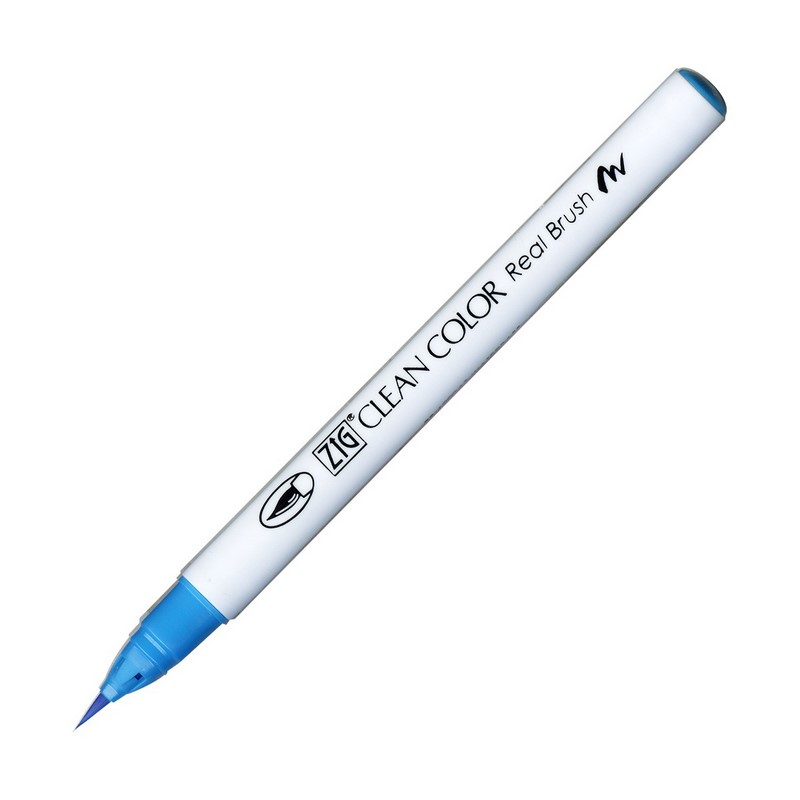 KURETAKE ZIG Clean Color Real Brush, 031 Cobalt Blue