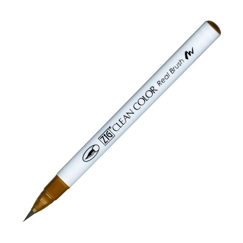 KURETAKE ZIG Clean Color Real Brush, 066 Dark Oatmeal