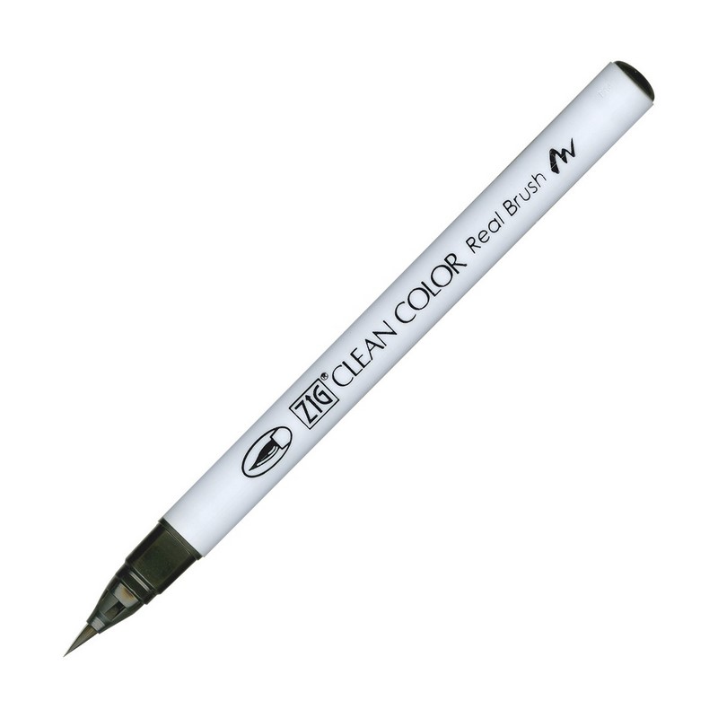 KURETAKE ZIG Clean Color Real Brush, 095 Dark Gray