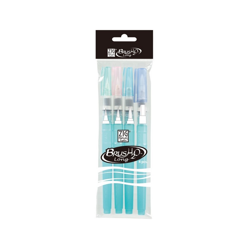 KURETAKE ZIG BrusH2O LONG se zásobníkem na vodu, 4ks