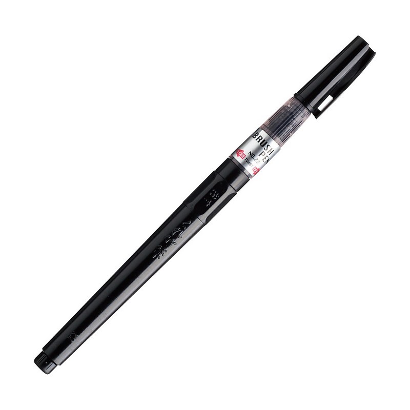 KURETAKE ZIG Cartoonist Brush Pen "M", Black