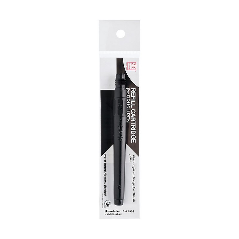 KURETAKE ZIG Cartoonist Refill, Black