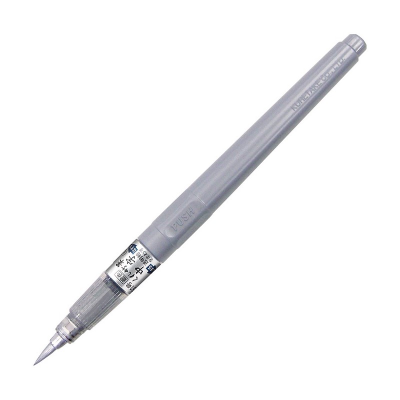 KURETAKE ZIG Fude Pen Chuji, stříbrná