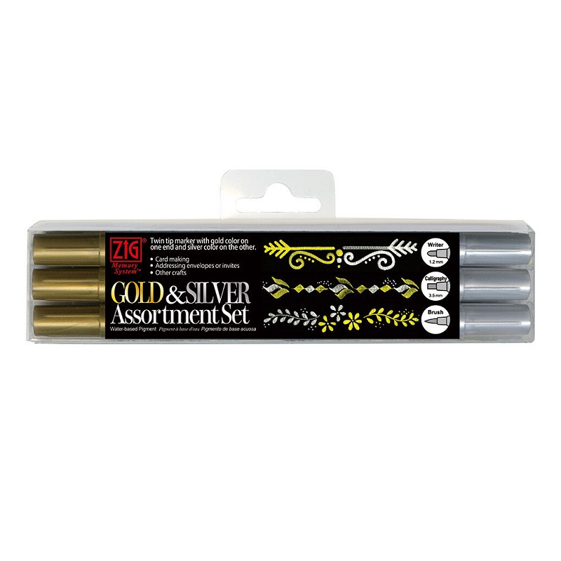 KURETAKE ZIG Memory System Gold and Silver, 3ks