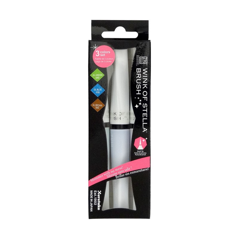 KURETAKE ZIG Wink of Stella Brush, 3ks Landscape