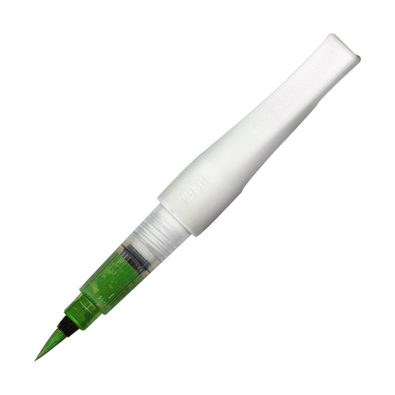 KURETAKE ZIG Wink of Luna Brush, 123 Metallic Light Green
