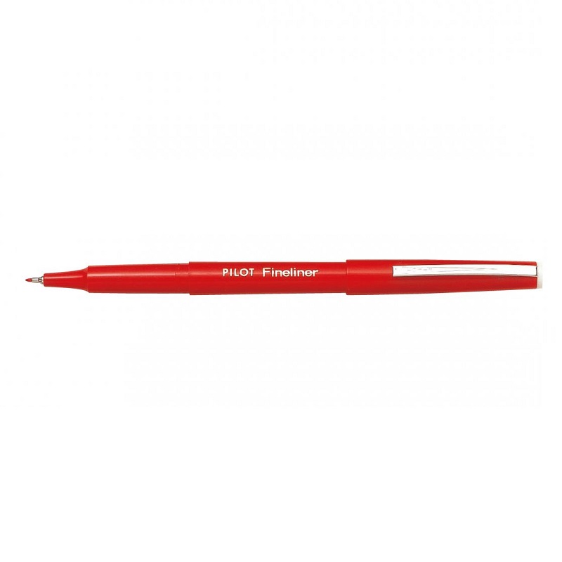 PILOT Fineliner, červený