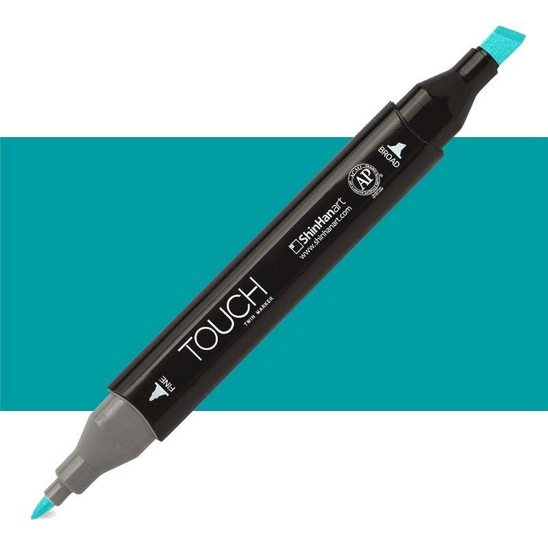 Lihová fixa TOUCH oboustranná Fine & Chisel, B65 Ice blue
