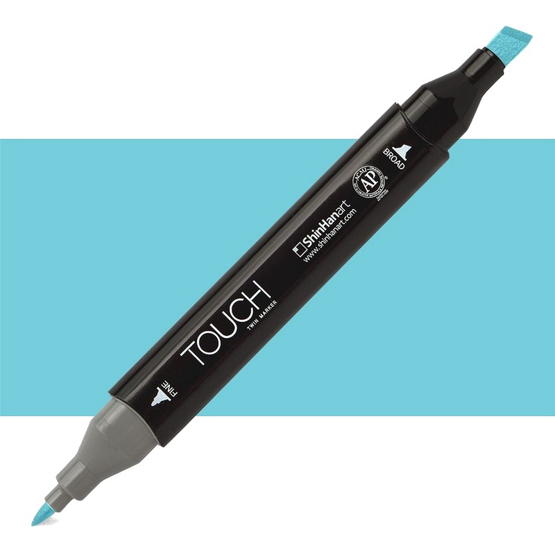 Lihová fixa TOUCH oboustranná Fine & Chisel, B67 Pastel blue