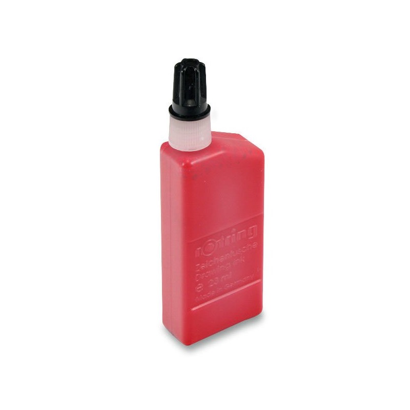 Náhradní tuš ROTRING Isograph, červená 23ml