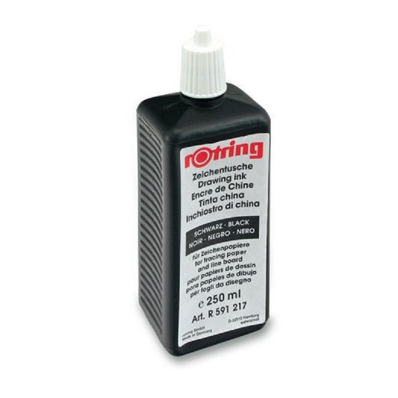 Náhradní tuš ROTRING Isograph, černá 250ml