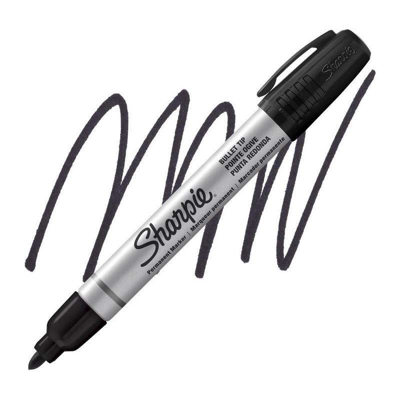 SHARPIE Marker PRO S, černý