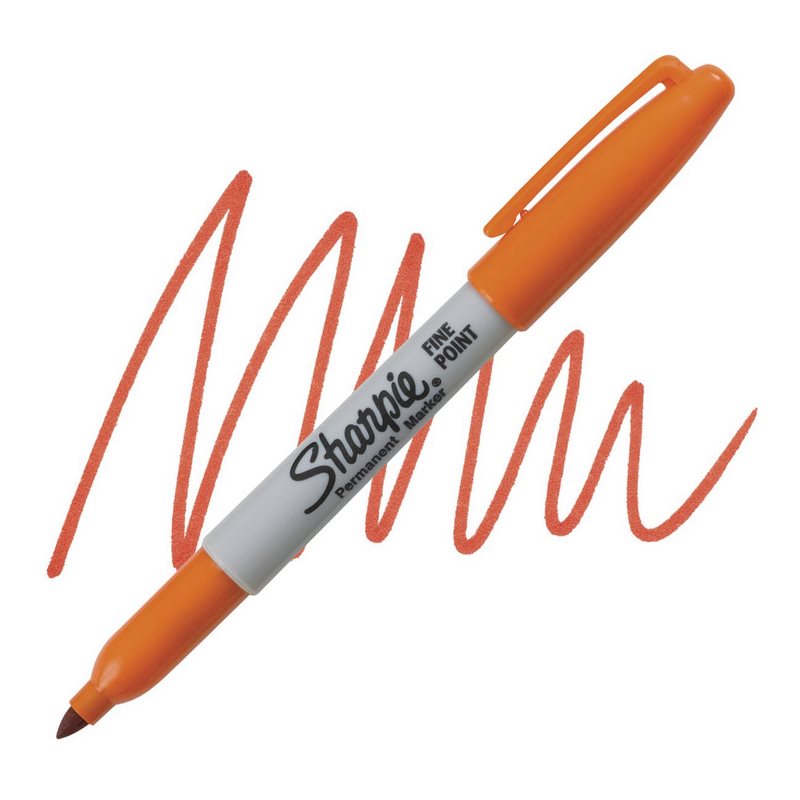 SHARPIE Fine Point, oranžový