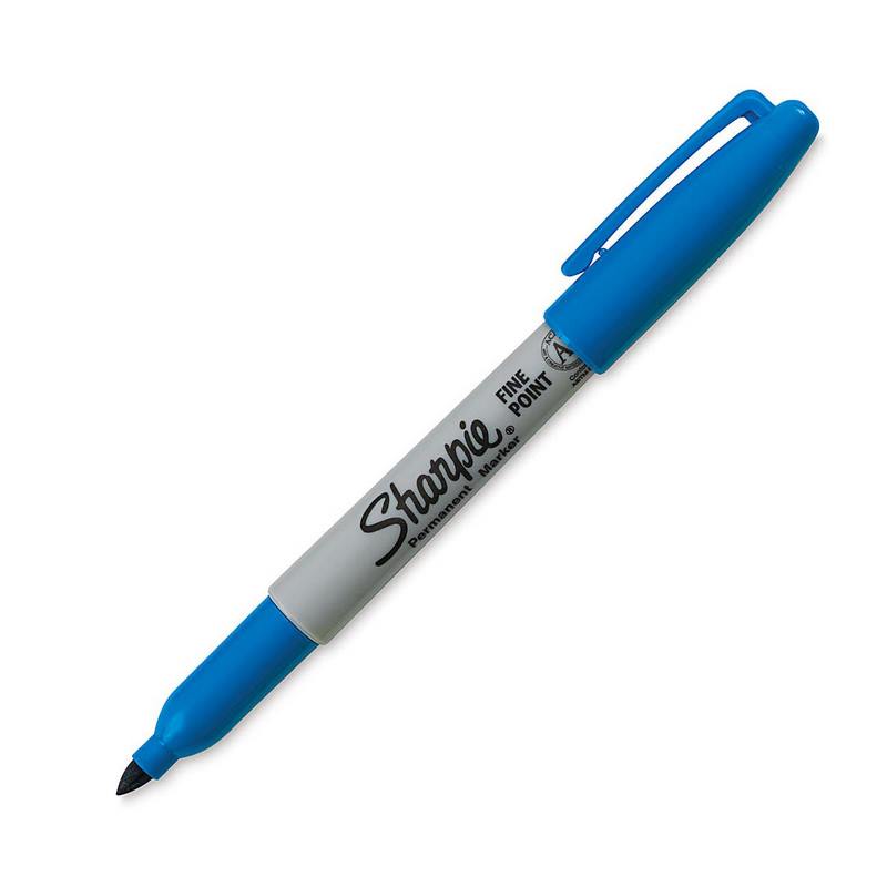 SHARPIE Fine Point, nebesky modrý
