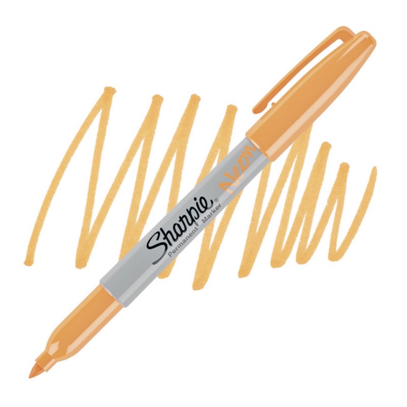 SHARPIE NEON Fine Point, oranžový UV-fluorescenční