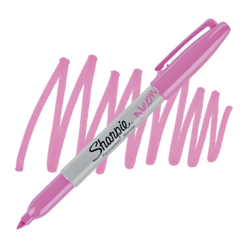 SHARPIE NEON Fine Point, růžový UV-fluorescenční