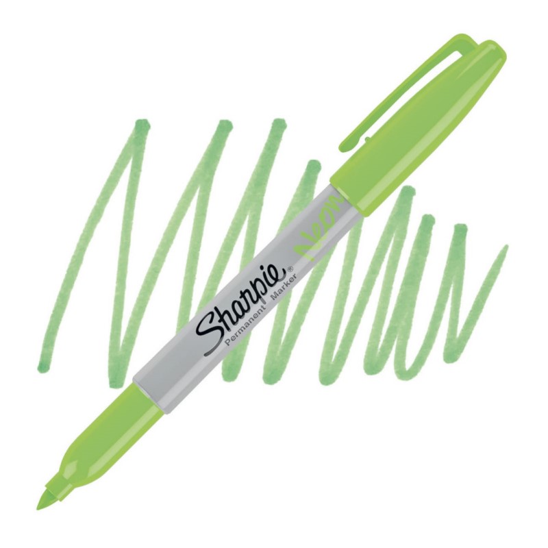 SHARPIE NEON Fine Point, zelený UV-fluorescenční