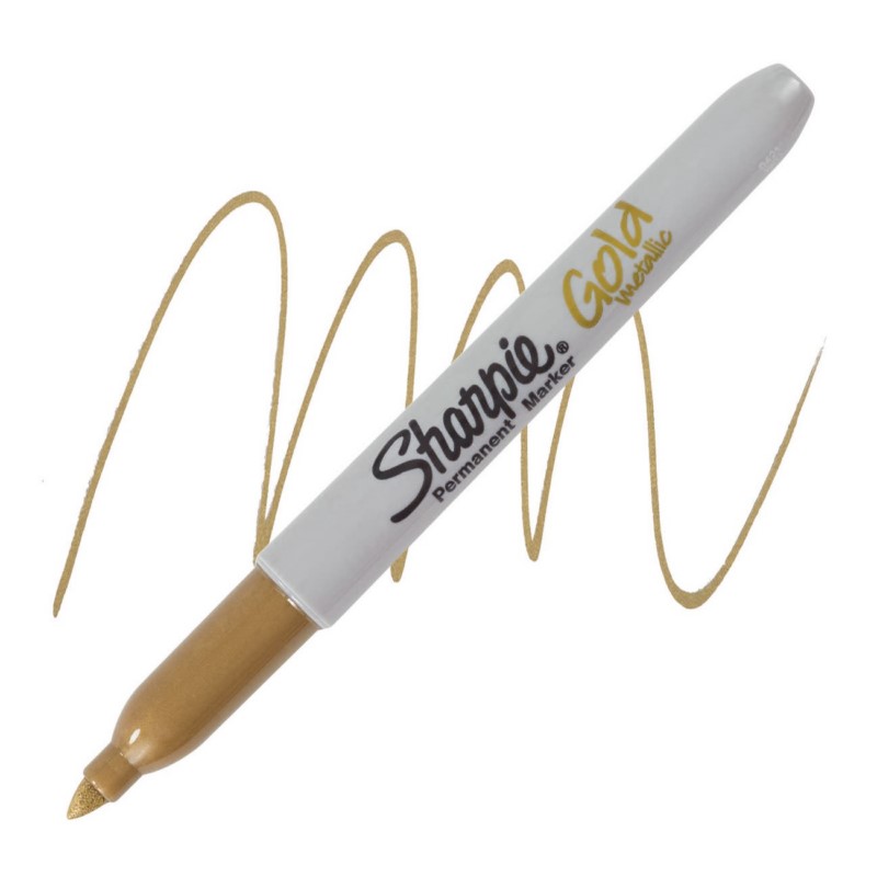SHARPIE METALLIC Fine Point, zlatý