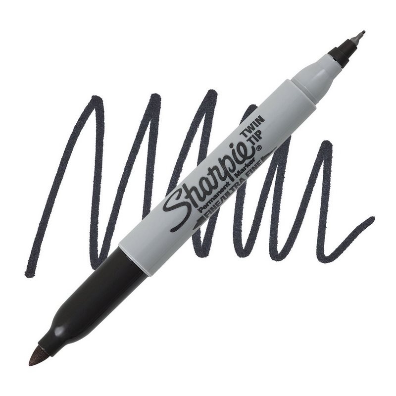 SHARPIE Twin Tip, černý