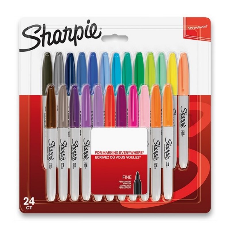 SHARPIE Fine Point, sada 24ks